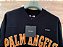 Camiseta Palm Angels Azul Escura University Lettering - Imagem 2
