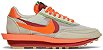 Nike sacai x Clot x LDWaffle 'Net Orange Blaze' - Imagem 1