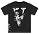 Camiseta Vlone Preta x Pop Smoke Faith - Imagem 1