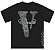 Camiseta Vlone x A$AP YAMS Day Tribute Preta - Imagem 1