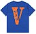 Camiseta Vlone x Juice Wrld 999 Legends Never Die Azul - Imagem 1