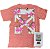 Camiseta Rosa Off-White Logo Traseiro Cherry Blossom - Imagem 1