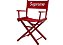 Cadeira Supreme Vermelha "Supreme Director's Chair Red" - Imagem 1