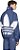 Jaqueta adidas Azul Logo Frontal "Track Jacket" - Imagem 3