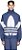 Jaqueta adidas Azul Logo Frontal "Track Jacket" - Imagem 1