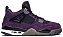 Air Jordan 4 x Travis Scott Purple Suede, Roxo Sola Preta - Imagem 1