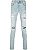 Calça Jeans Skinny Amiri Azul Claro Destroyed - Imagem 1