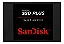 SSD 1TB Sata 3.0 6 GB/s Interno SanDisk Plus SDSSDA-1T00-G27 2,5 Polegadas Velocidade de Leitura Até 535 MB/s e Gravação Até 350 MB/s Preto - Imagem 2
