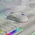 Mouse Gamer 1000hz Profissional Led Rgb 20000dpi Cyrex Ozzix Cor Branco - Imagem 1