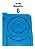 Manta Magnética Antiestática Silicone Azul Para Assistência - Imagem 1