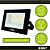 Kit 5 Refletor Led 50w Bivolt Branco Frio - Easy Cor da carcaça Preto Cor da luz Branco-frio 110V/220V - Imagem 3