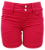 8412 TF SHORTS LYC COLOR RAQUEL VERMELHO - Imagem 1