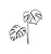 Decorativo de Parede Monstera Oneline - Imagem 1