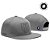 Boné Mojave Classic Aba Reta - Cinza | PRÉ-VENDA - Imagem 2