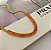 Choker Riviera Baguete Folheado a Ouro - Imagem 1