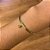 Pulseira Fita Laminada com Zircônia Folheado a Ouro - Imagem 2