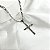 Corrente Masculina Elo 3x1 com Jesus Crucificado em Aço Inox 60cm - Imagem 1