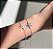 Pulseira de Flor Azul em Prata 925 - Imagem 1