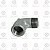 Cotovelo Roscado - 3/4M x 3/4F BSP(Schulz MSWV 60 Fort - Chiaperini CJ 60 APW) - Imagem 4