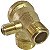 Válvula de Retenção Motocompressor - 1/2 M x 3/8 M x 1/8 Flange - Schulz CSA 8.5 Pratic Air + Motomil MAM (022.0260-0 - 6158.7) - Imagem 1