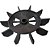 Ventoinha Ventilador Compressor Chiaperini MC 7.6 21L e MC 8.5 50L - Imagem 6