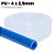 Mangueira Compressor PU Azul - 4 x 2.5mm - Por Metro - Imagem 1