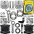 Kit Reparo do Compressor Schulz CSV 10 Pro e Pratic Air - D - Imagem 1