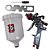 Pistola Pintura Gravidade Sigma - SGT-3011A - 1.4 mm - 600mL - 50psi - 3,5pcm - Imagem 2
