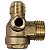 Válvula de Retenção Compressor - 1/2 M x 3/8 FL x 1/8 F - Fiac F Zero XS 28/45/100/200 - Imagem 1