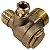 Válvula de Retenção Compressor - 1/2 M x 3/8 FL x 1/8 F - Fiac F Zero XS 28/45/100/200 - Imagem 3
