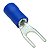 Terminal Pré Isolado para Cabo Elétrico FastOn - Garfo - Bitola do Fio de 1.5 até 2.5 mm² - Imagem 1