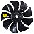 Ventoinha Ventilador Compressor Motomil CMO 8/50 - Esquerdo (33324.4) [P2-A15] - Imagem 1
