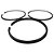 Jogo de Aneis Compressor - 47 mm - Motomil CMI 7.6 e 8.7 (28023.8 - 000.0548-0) (P3-I22) - Imagem 2