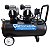 Compressor Compbrasil 1200x2/50L - 10pcm 50L 120psi - 220V - Isento de Óleo (Preto) - Imagem 1