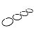 Jogo de Anéis Compressor - 3.1/4 Pol - Mahle NN 7047 - Schulz MSWV 60 Fort / Chiaperini CJ 60+ AP3V / Wayne W900 (000.0076-0) - Imagem 3