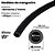 Rolo Mangueira Compressor Borracha Plastic - 300psi - 100m - 1/2 (MB12) - Imagem 2