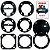 Jogo de Juntas Compressor Pressure PSV 10 AP / ON 10 V AP - PLL (KIT013-082) - Imagem 1