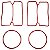 Jogo de Juntas Compressor Motomil CMI 5 AD / CMS 5 / MC 5 BPO (830.2092-0) - Imagem 4