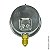 Manômetro Vertical - em Inox - Rosca 1/4 - 60psi ou 4bar - 63mm - com Glicerina (729581) - Imagem 2