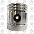 Pistão Compressor - 2.1/2 Pol - Chiaperini CJ 10 BPV / Pressure SE 15 e PSV 10 BP - em Alumínio (016.0103-2) [P3 - E25] - Imagem 2