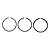 Jogo de Aneis Compressor - 80 mm - Motomil CMV 20 e 20PL / Chiaperini RED 15 e TOP 20 MPV - 3R (29043.6) - P3G21 - Imagem 5