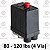 Automatico Pressostato Compressor M - 4 Vias - 80/120 psi (022966) - Imagem 3