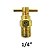 Dreno / Purgador Compressor - 1/4 NPT Alto - (703903) - Imagem 2