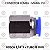 Conexão PU - 8mm x 1/4 F BSP (728042) - Imagem 1