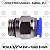 Conexão PU - 8mm x 1/2 M BSP (728014) - Imagem 1