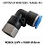 Cotovelo PU x Fêmea - 10mm x 1/4 BSP - PC1014F - Imagem 1