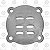 Placa de Valvula Chiaperini TOP10/15 / Motomil CMV 10/15PL CMW 15 (7690.4) [P2 - F16] - Imagem 1