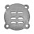 Placa de Válvula Chiaperini TOP10/15 / Motomil CMV 10/15PL CMW 15 (7690.4) - P2.F16 - Imagem 1