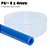 Mangueira Compressor PU Azul - 6 x 4mm - Por Metro - Imagem 1