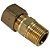 Conexão Reta em Latão - 3/8 M x 1/2 A - NPT (721042) - Imagem 5